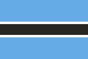 bandera de Botswana