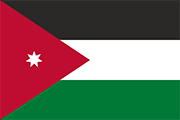 bandera de Jordania